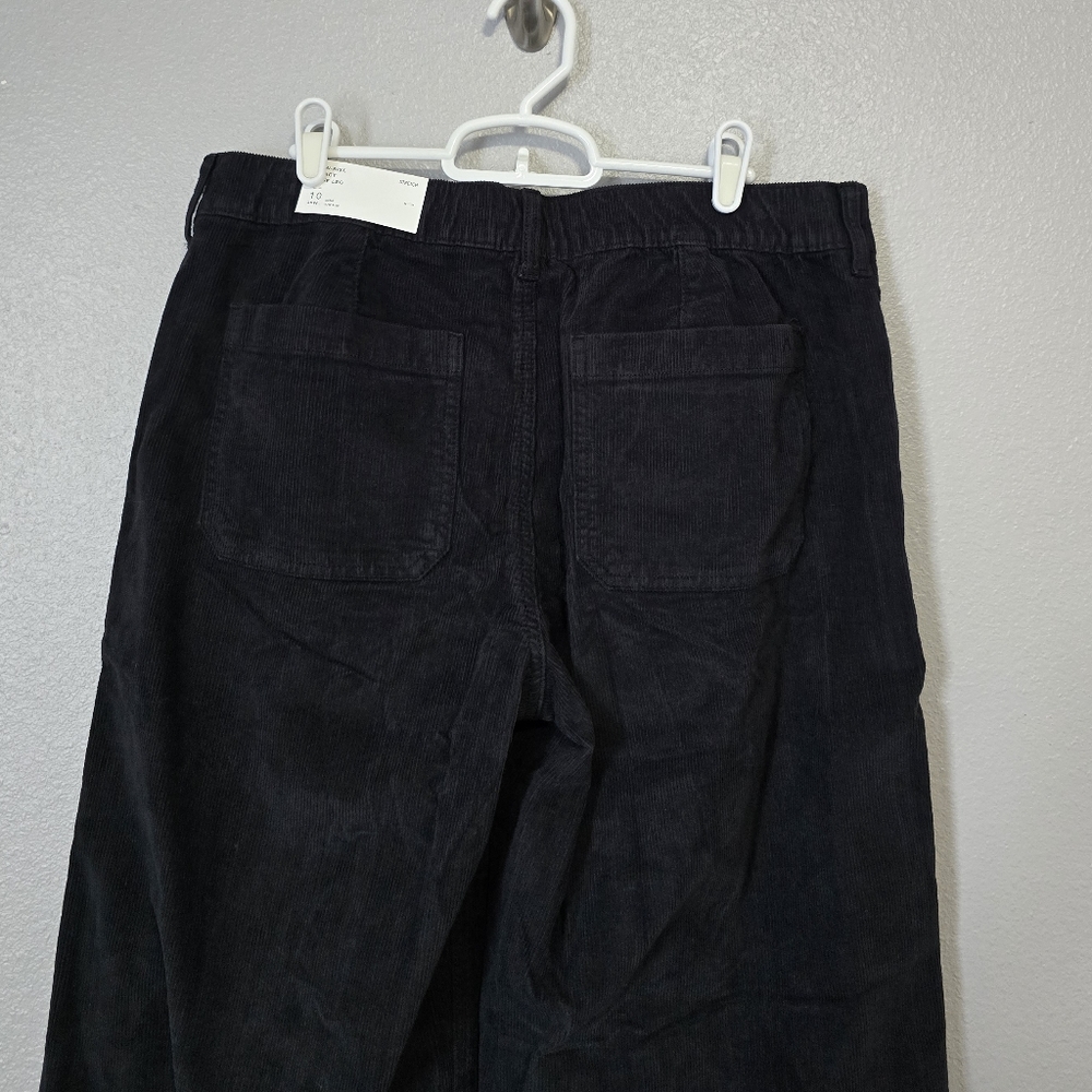 American Eagle Outfitters Women’s Wide Leg Corduroy Pants in Black - Picture 4 of 7